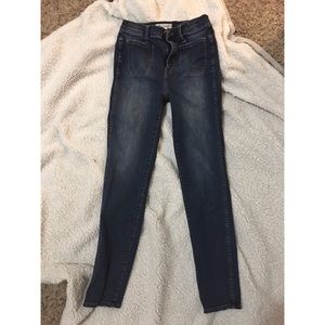 Madewell High Waisted Sailor Skinny Jeans